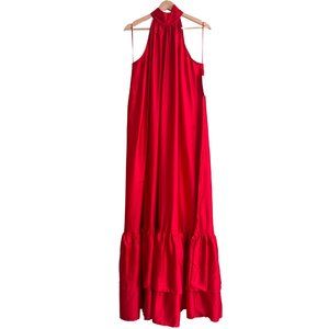 COPY - Elegant Red Halter Dress